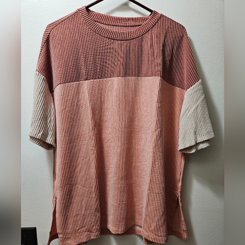 Colorblock Oversized Tee
